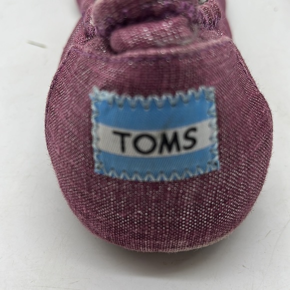 Toms purple Ballet Flat Size 8. BFL3160 - Picture 7 of 8